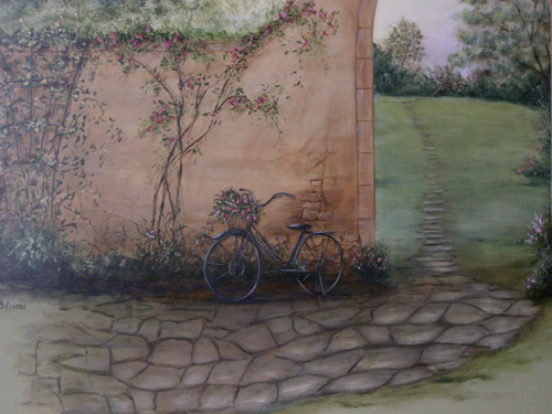 Bicycles - Old Bicycles - Cycling Murals