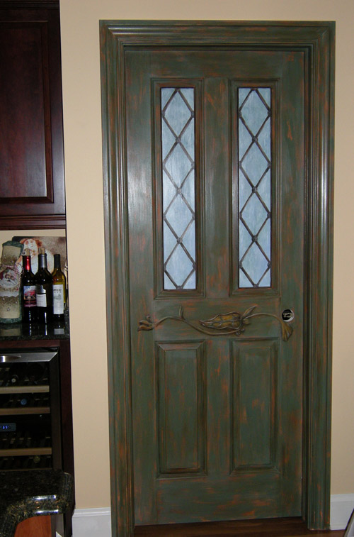 Hand-Painted Distressed French Country Doors
