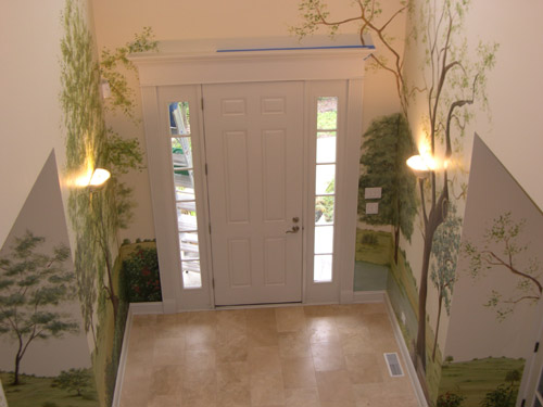 Painted Trees - Painted Tree Mural
