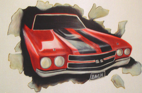 Car Mural - Fast Cars - Boys' Murals