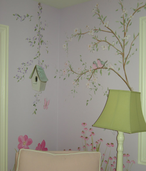 Flower Bedroom for Little Girl