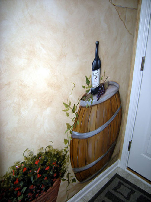 Wine Barrels - Wine Collection - Murals