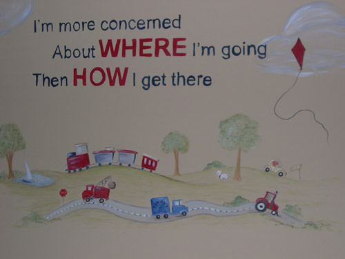 Boys Rooms - Painting and Murals - Hand Lettering