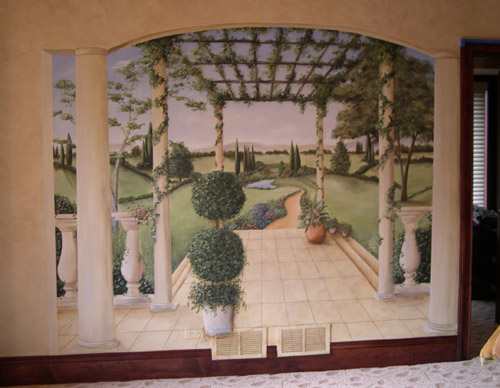 Tuscan Terrace - Gardens - Tuscany - Italy