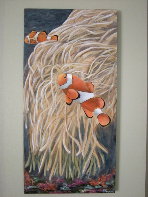 Under Water Mural - Mermaids - Sunken Ship - Dolphins - Beach - Murals