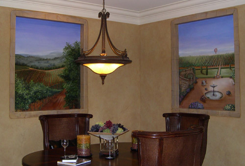 Artist for Luxury Home Tour Murals