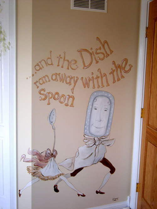 Nursery Hand Painting - Hand Painted Baby's Room