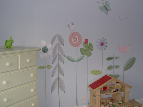 Flower Bedroom for Little Girl