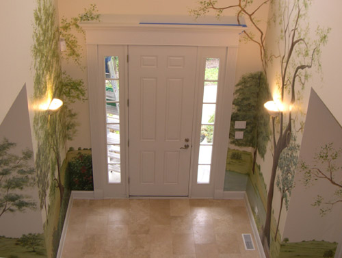 Painted Trees - Painted Tree Mural