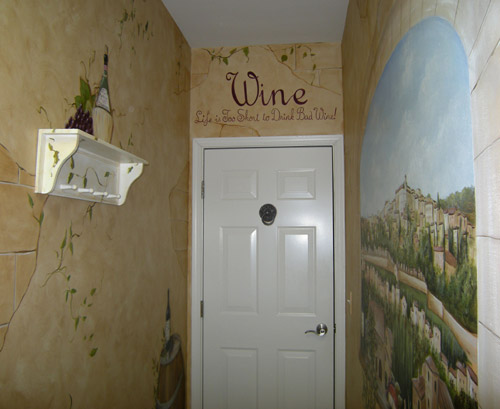 Wine Cellar Murals