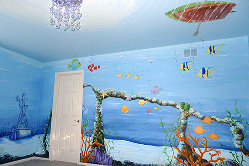 Sunken Ship - Underwater Mural